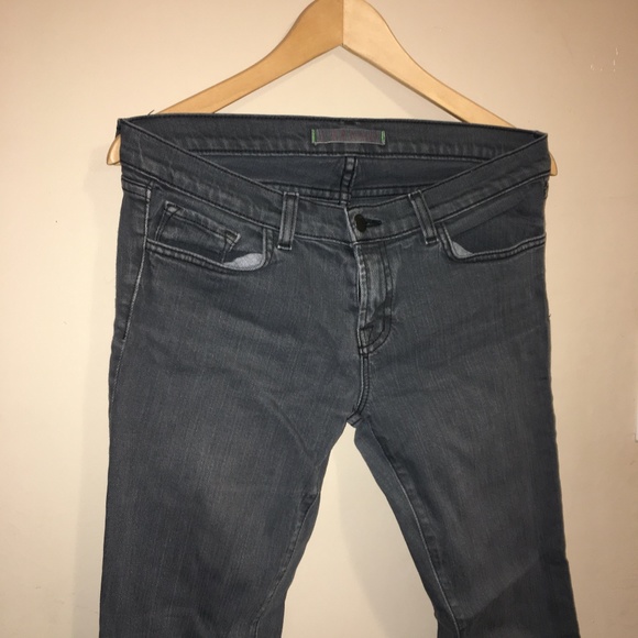 J Brand Grey Cigarette Jeans - Picture 3 of 6